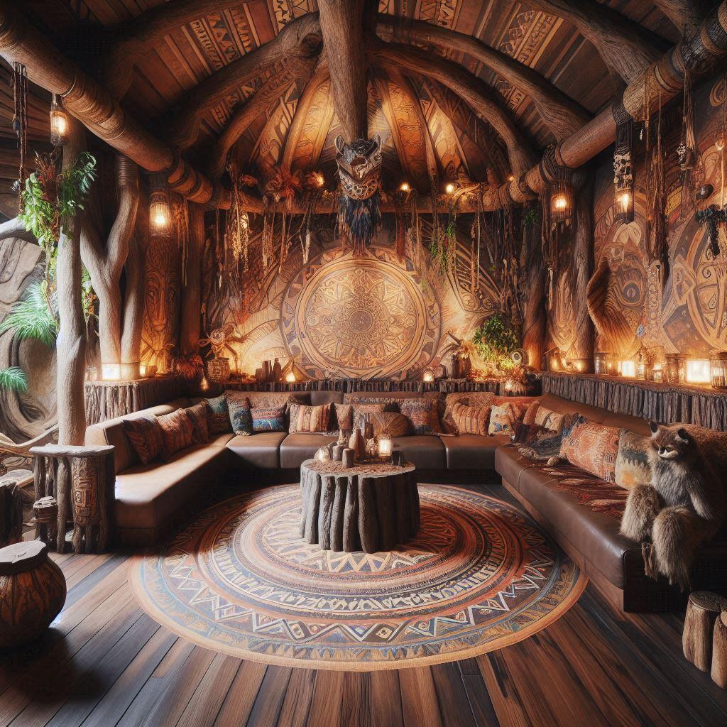 Chambre LAmazone_ R | Projet Le 13 Hôtel L'AMAZONE Retour aux origines, entre mystère et nature