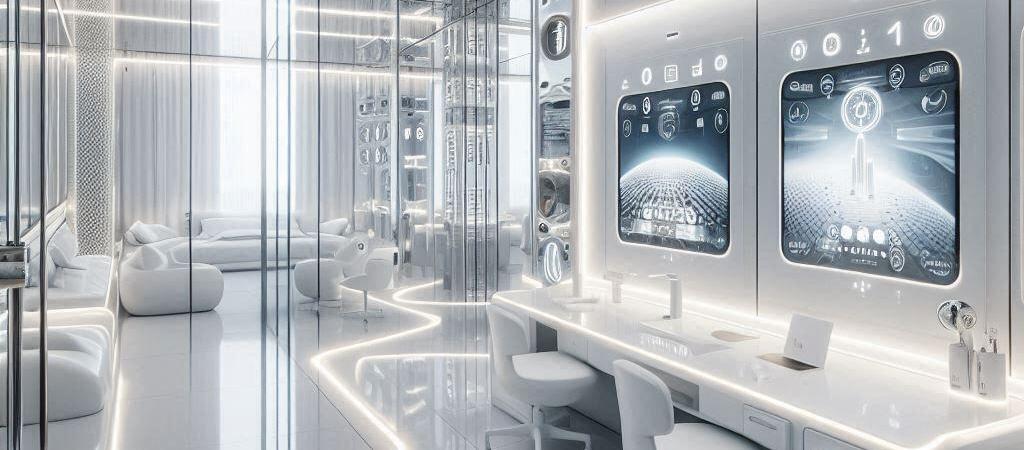Chambre LIceberg | Projet Le 13 Hôtel Chambre du 13 hôtel l'Iceberg : Plongez dans l’élégance givrée du futur