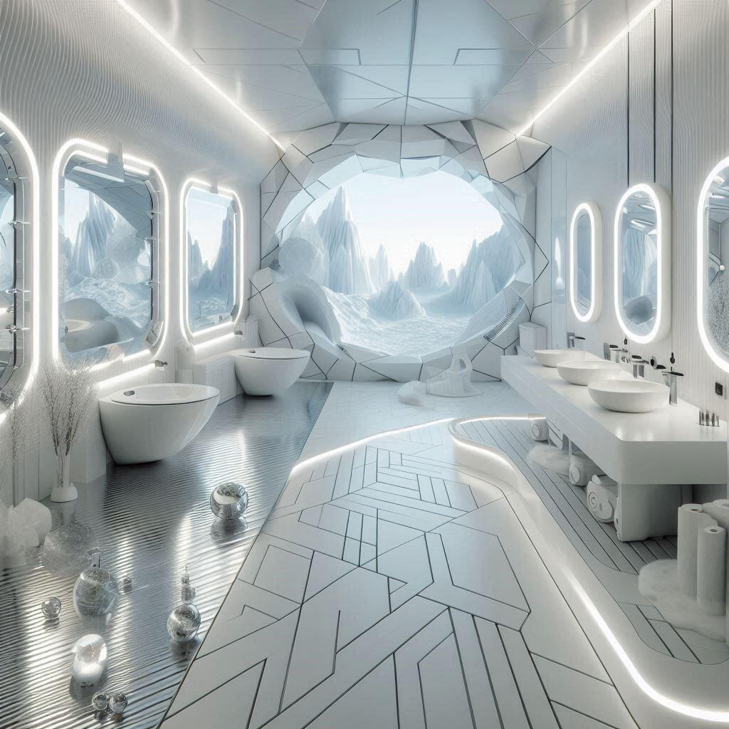 Salle De Bain LIceberg | Projet Le 13 Hôtel salle de bain l'Iceberg du 13 Hôtel : Chambre du 13 hôtel l'Iceberg : l'infini et la modernité incarnées